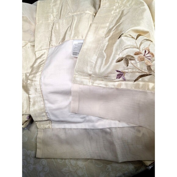 NEW JCP Home Collections Celina Lined Silky Tailored Embroidered Valance 84"x15" - Picture 12 of 12